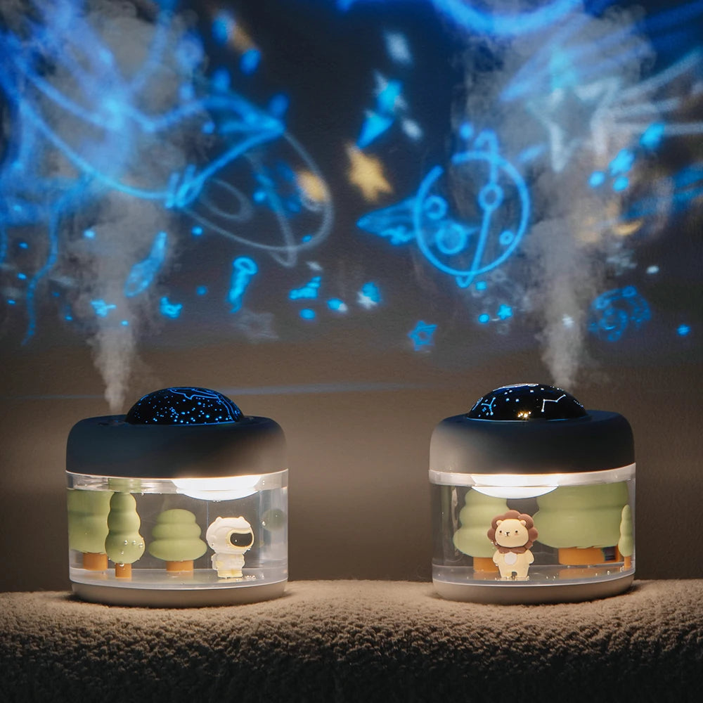 Lion and Diver Projection Lamp  Humidifier