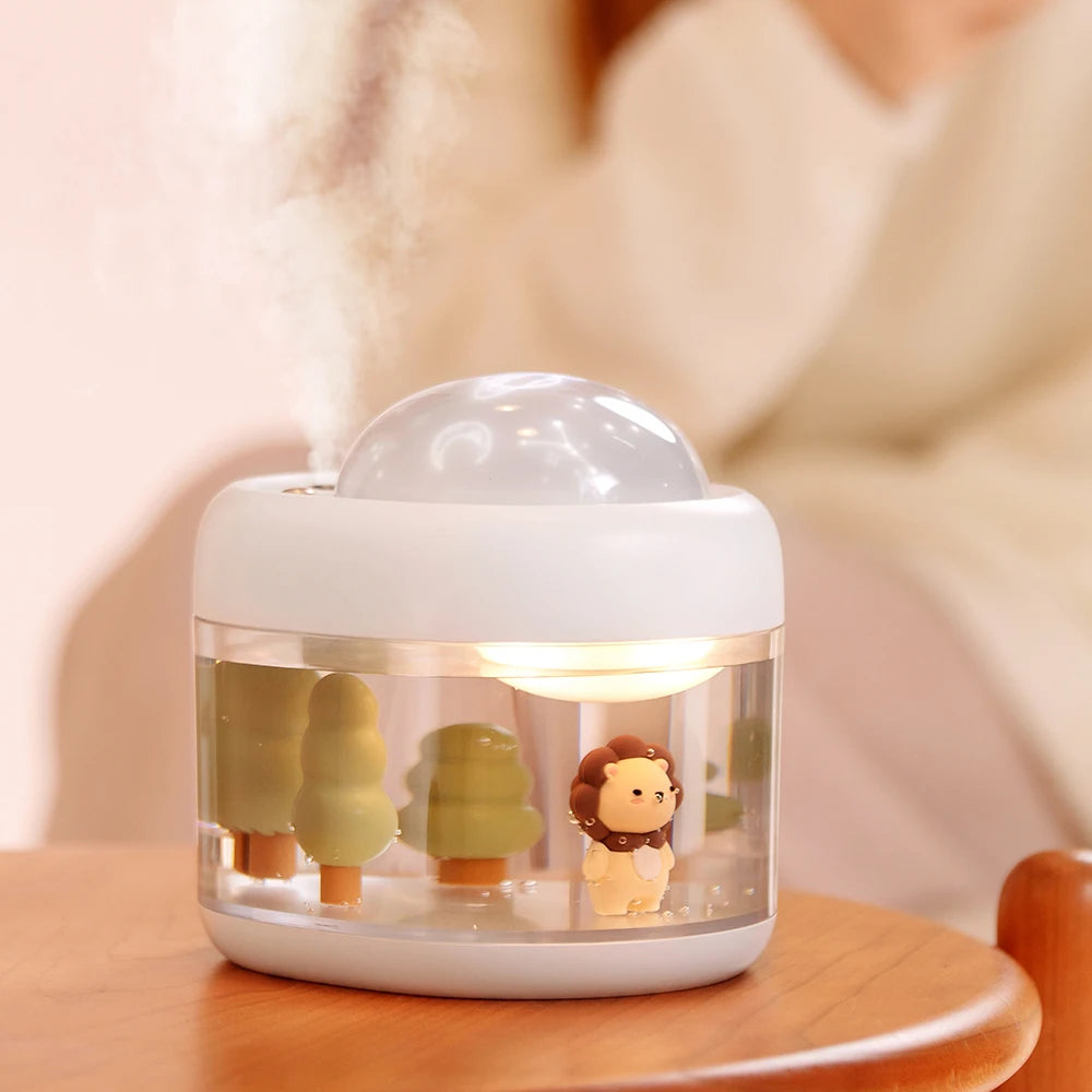 Lion and Diver Projection Lamp  Humidifier