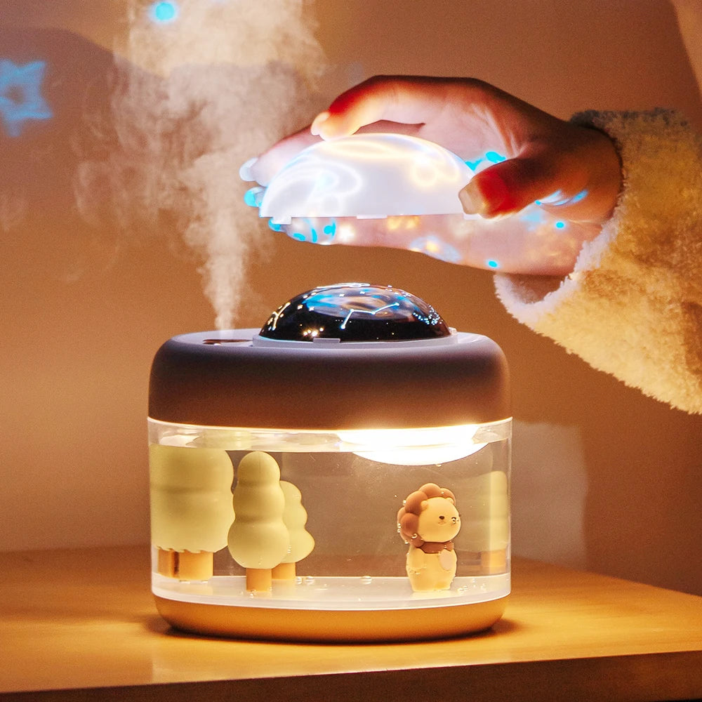 Lion and Diver Projection Lamp  Humidifier