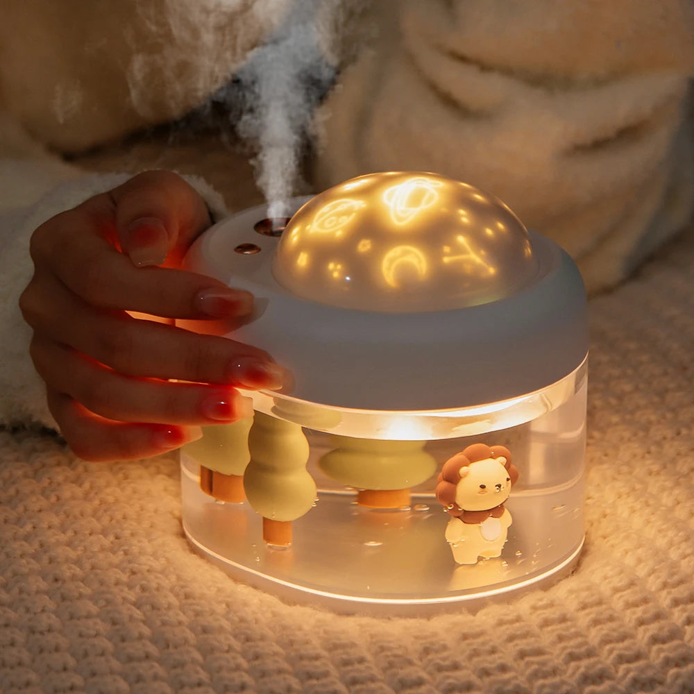 Lion and Diver Projection Lamp  Humidifier